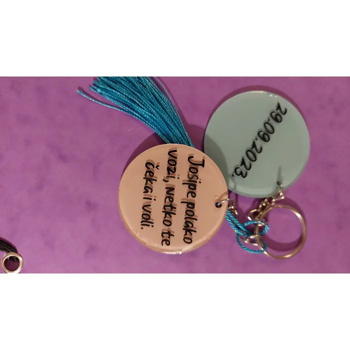 Privjesak, akril + epoxy, 4 image