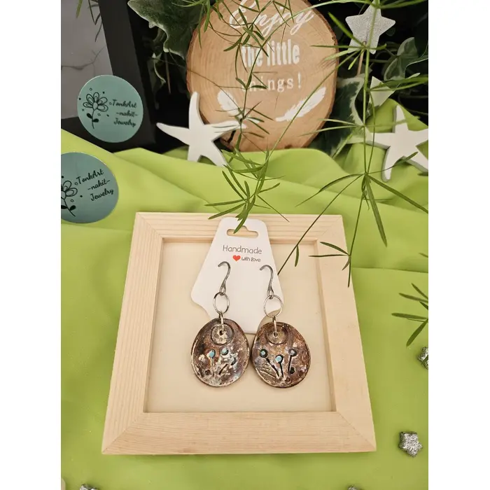 "Cvjetni Šapat" - naušnice od gline TonkArt, 3 image