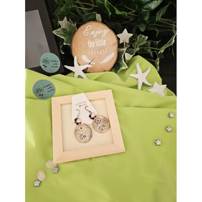 "Dah Davnine" naušnice od gline, 2 image