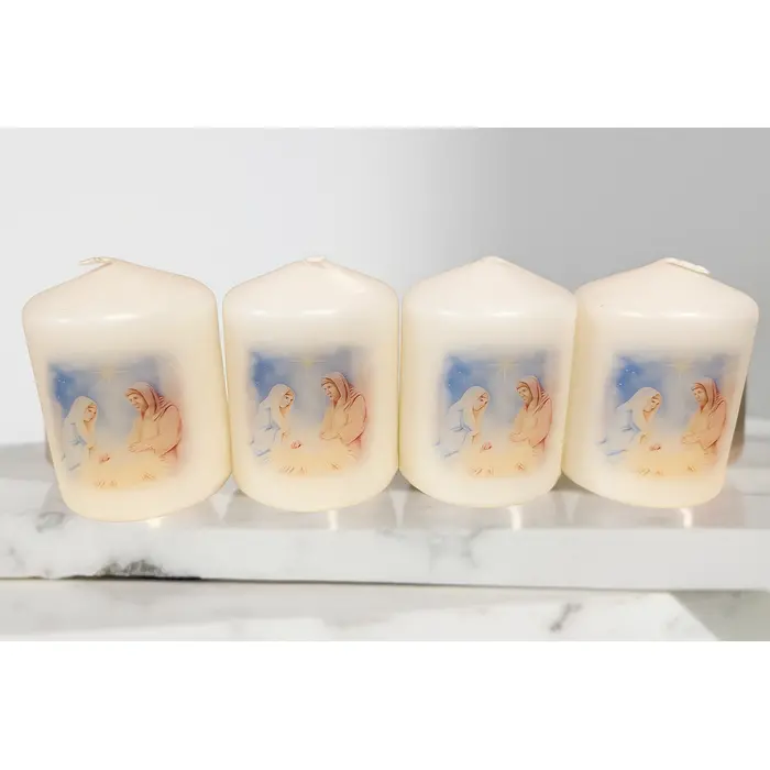 Komplet personaliziranih adventskih svijeća, 3 image